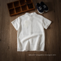 hign quality summer casual children's Clothing grey and white t-shirt for 3 to 8 years boys